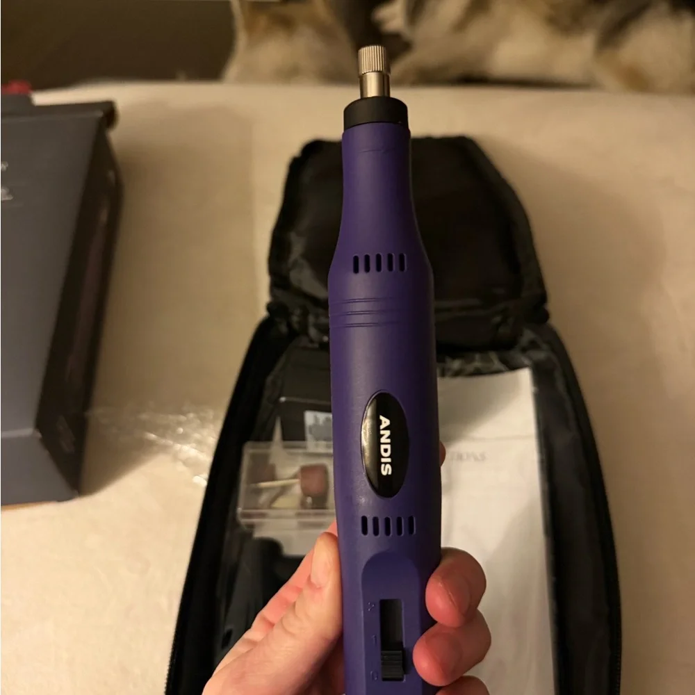 Andis Professional Nail Grinder - Vibrant Purple